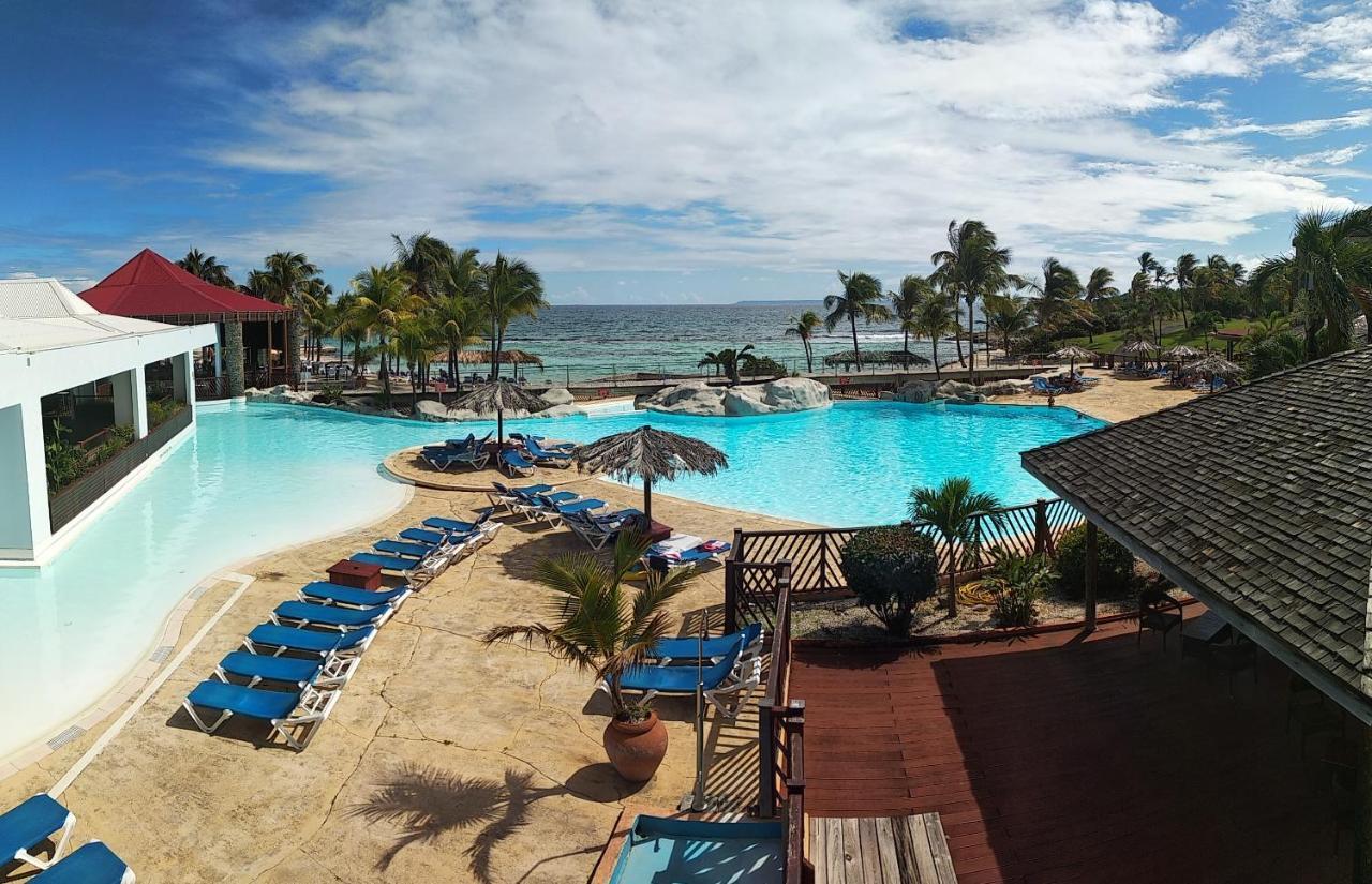 Studio Avec Grande Piscine, Plage Cannelle Caraibes Saint-Francois  Zewnętrze zdjęcie