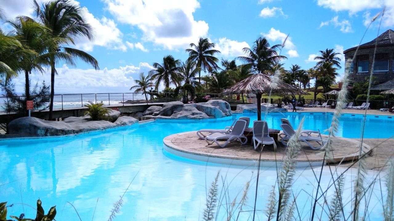 Studio Avec Grande Piscine, Plage Cannelle Caraibes Saint-Francois  Zewnętrze zdjęcie